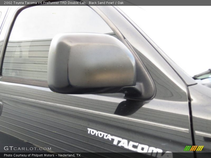 Black Sand Pearl / Oak 2002 Toyota Tacoma V6 PreRunner TRD Double Cab