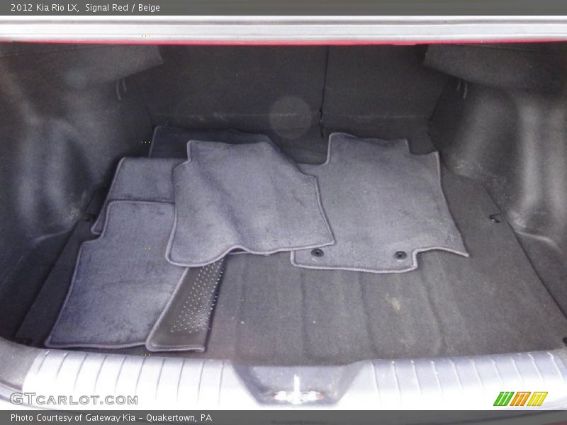 Signal Red / Beige 2012 Kia Rio LX