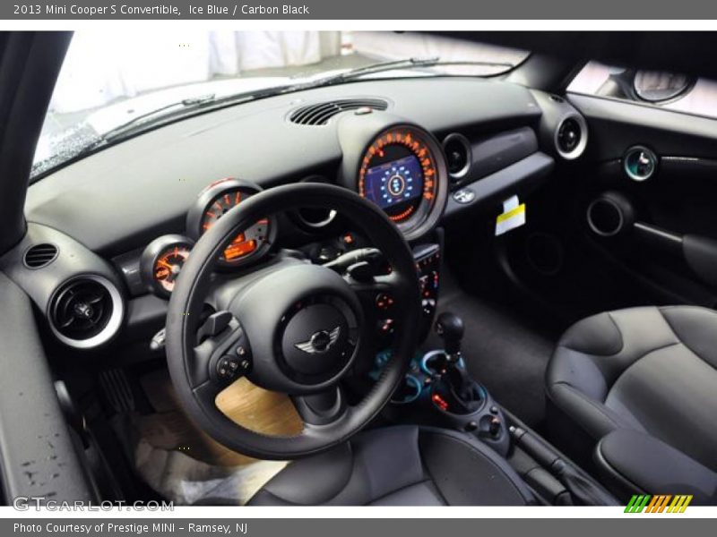  2013 Cooper S Convertible Carbon Black Interior