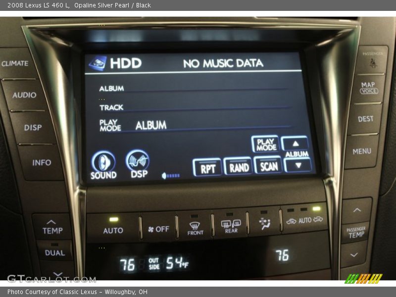 Opaline Silver Pearl / Black 2008 Lexus LS 460 L