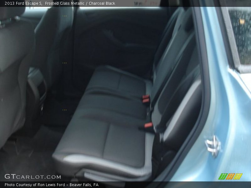 Frosted Glass Metallic / Charcoal Black 2013 Ford Escape S