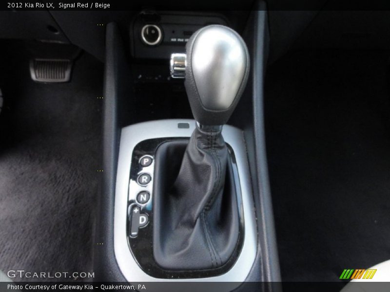  2012 Rio LX 6 Speed Automatic Shifter