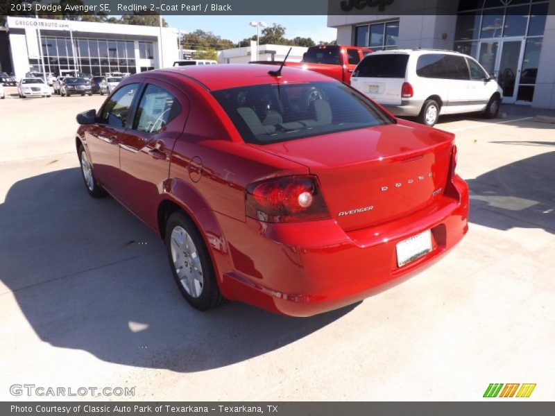 Redline 2-Coat Pearl / Black 2013 Dodge Avenger SE
