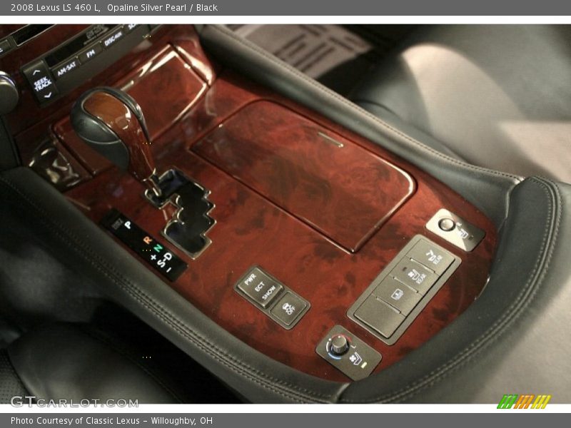 Opaline Silver Pearl / Black 2008 Lexus LS 460 L