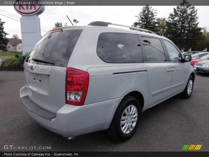  2012 Sedona LX Silverstone Beige