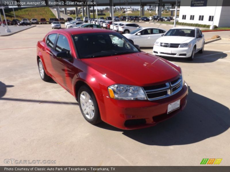 Redline 2-Coat Pearl / Black 2013 Dodge Avenger SE