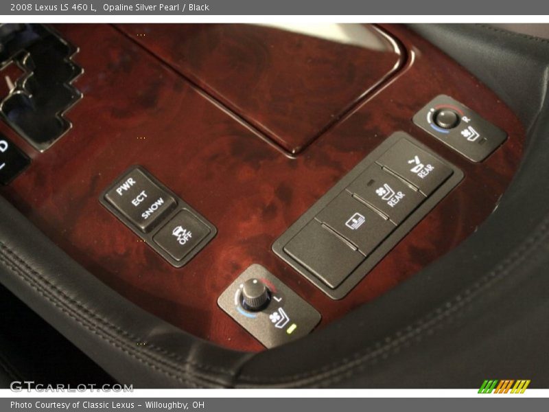 Opaline Silver Pearl / Black 2008 Lexus LS 460 L