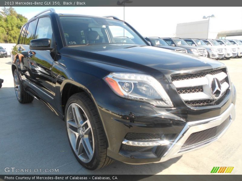 Black / Black 2013 Mercedes-Benz GLK 350