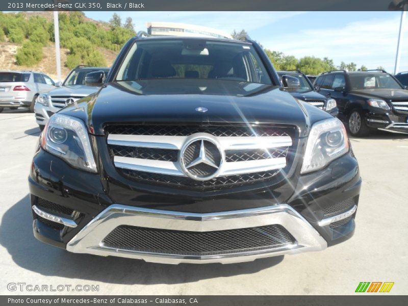 Black / Black 2013 Mercedes-Benz GLK 350