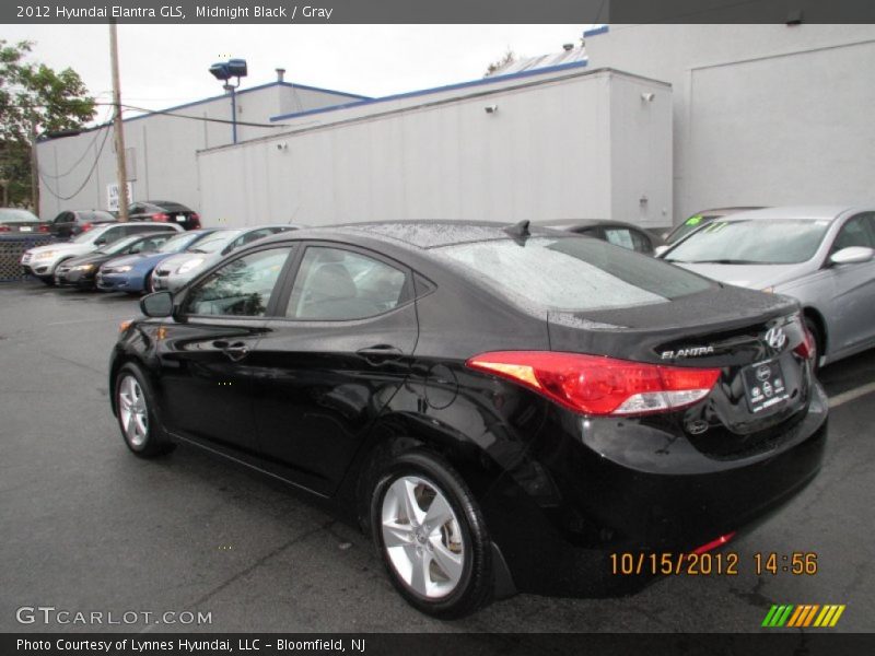 Midnight Black / Gray 2012 Hyundai Elantra GLS