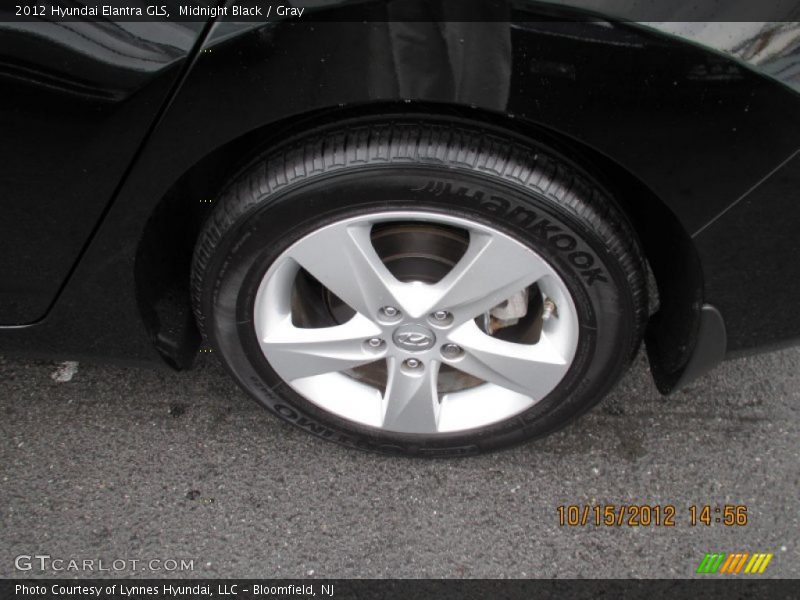 Midnight Black / Gray 2012 Hyundai Elantra GLS