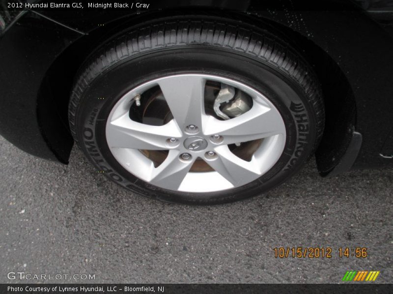 Midnight Black / Gray 2012 Hyundai Elantra GLS