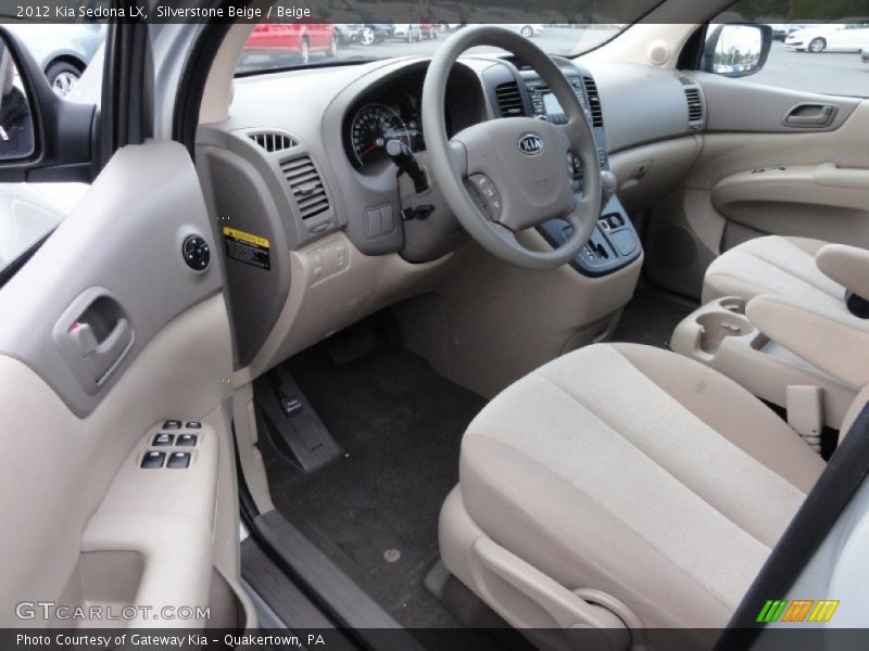 Dashboard of 2012 Sedona LX