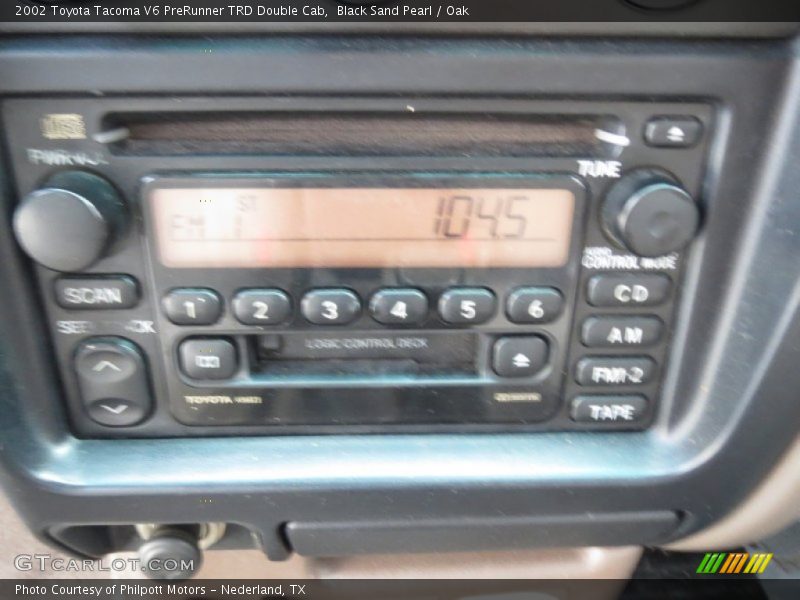 Black Sand Pearl / Oak 2002 Toyota Tacoma V6 PreRunner TRD Double Cab