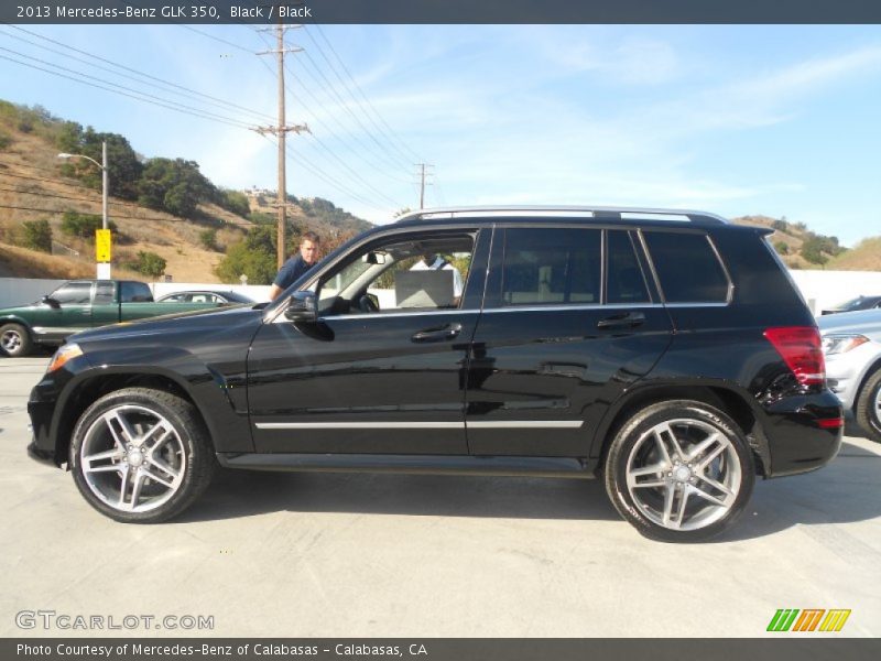 Black / Black 2013 Mercedes-Benz GLK 350