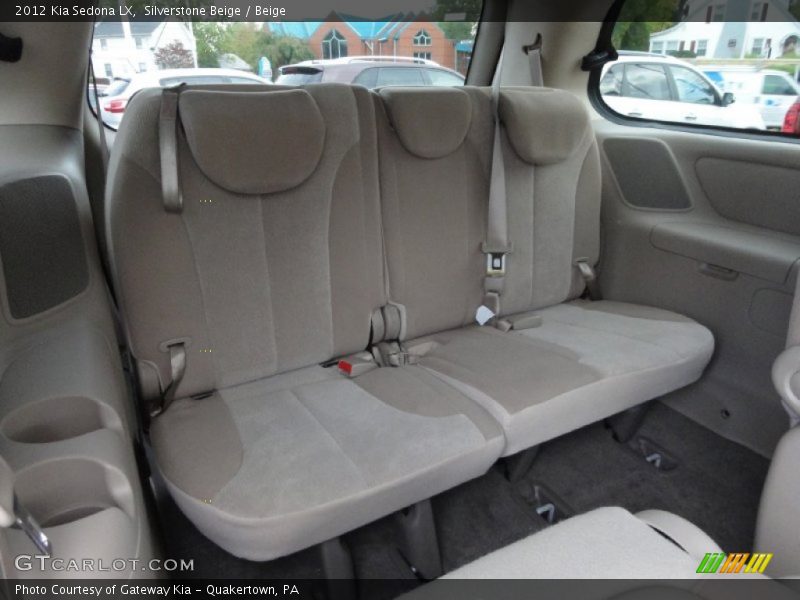 Rear Seat of 2012 Sedona LX