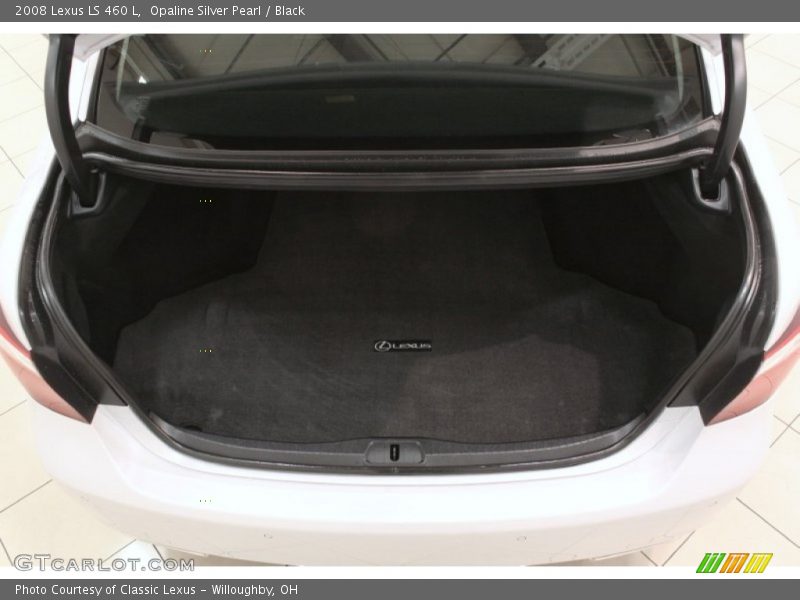 Opaline Silver Pearl / Black 2008 Lexus LS 460 L