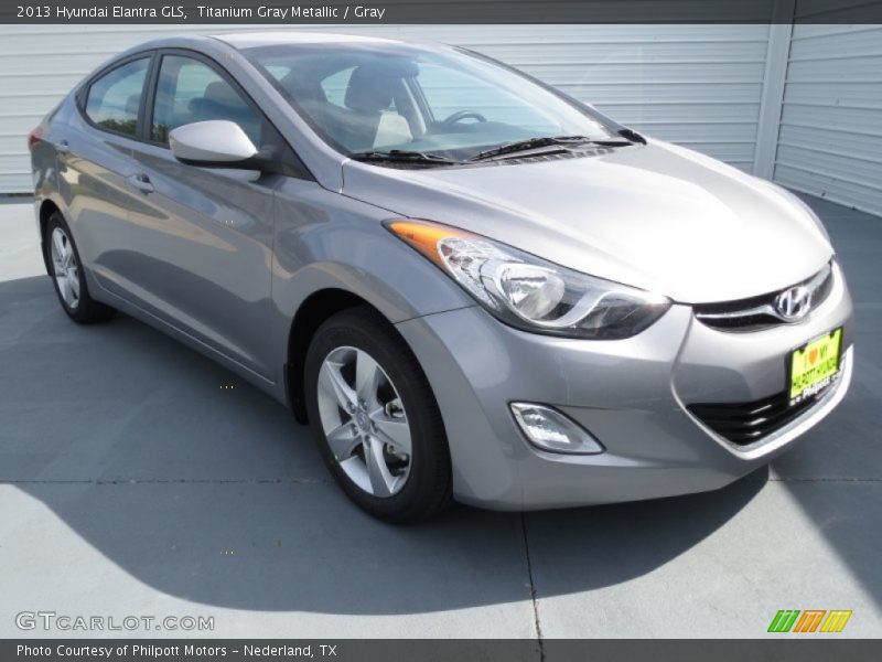 Titanium Gray Metallic / Gray 2013 Hyundai Elantra GLS