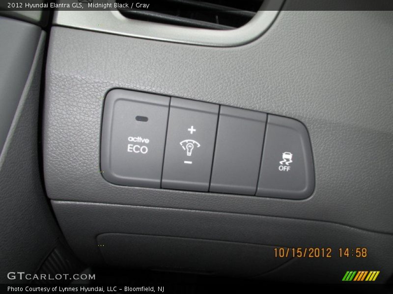 Midnight Black / Gray 2012 Hyundai Elantra GLS