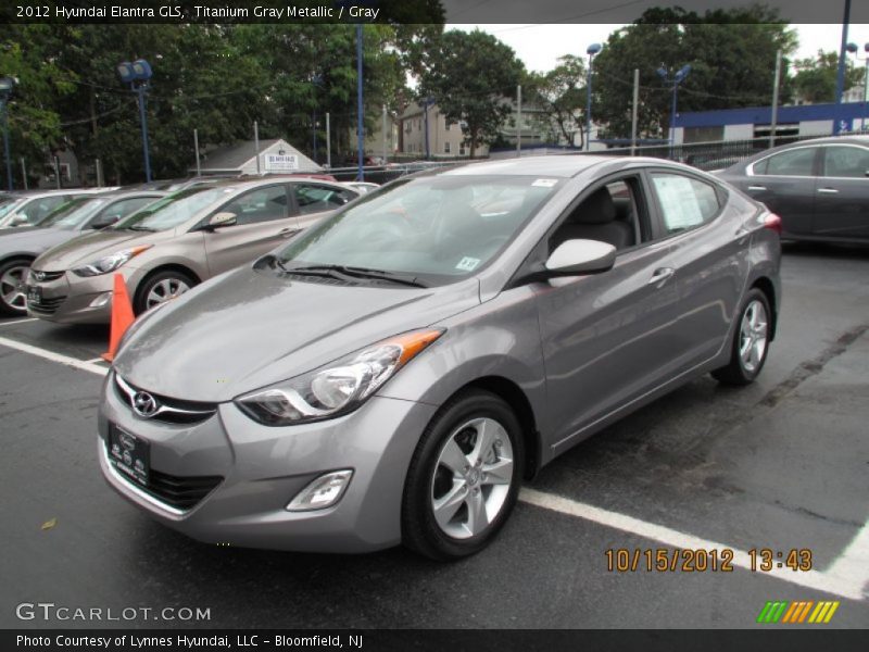 Titanium Gray Metallic / Gray 2012 Hyundai Elantra GLS