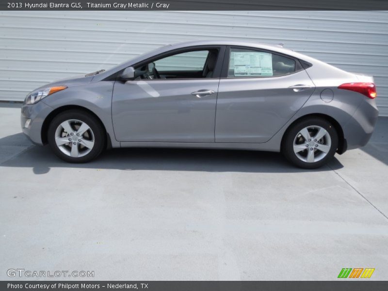 Titanium Gray Metallic / Gray 2013 Hyundai Elantra GLS