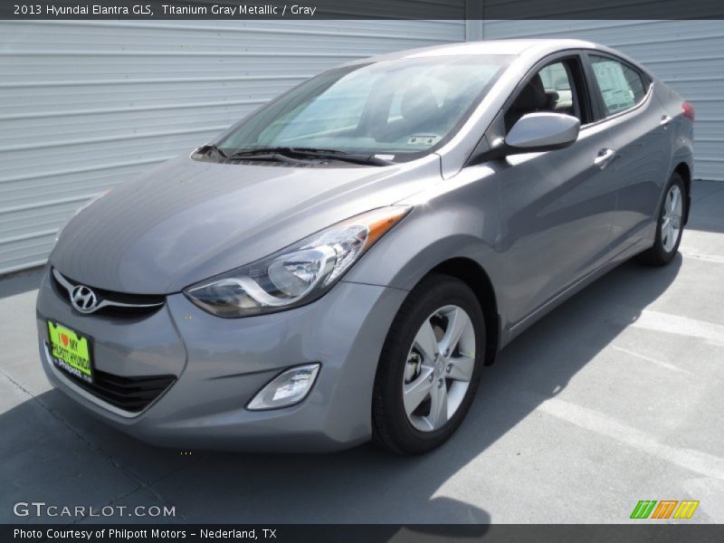 Titanium Gray Metallic / Gray 2013 Hyundai Elantra GLS