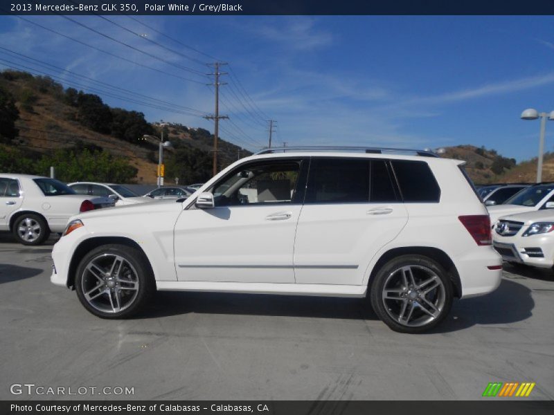 Polar White / Grey/Black 2013 Mercedes-Benz GLK 350