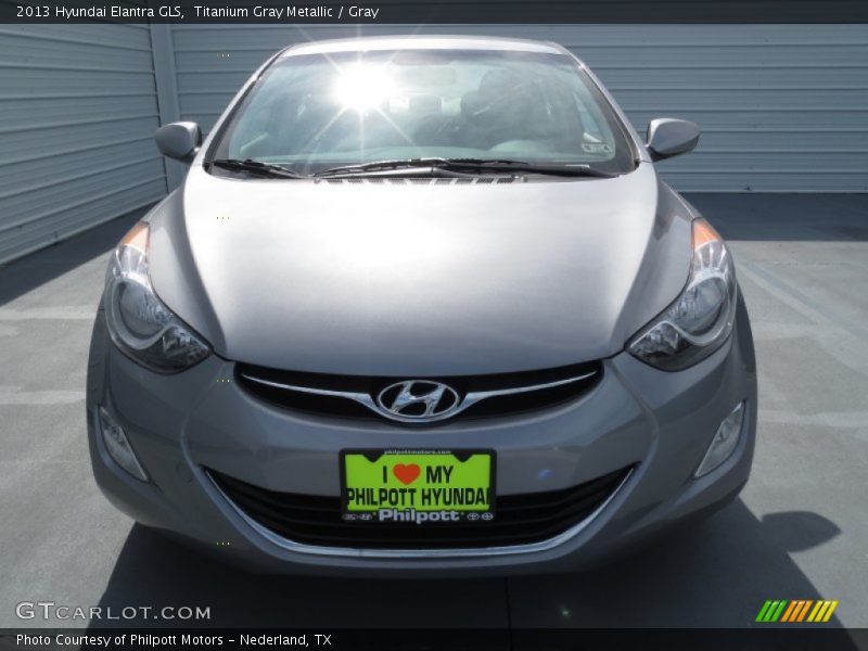 Titanium Gray Metallic / Gray 2013 Hyundai Elantra GLS