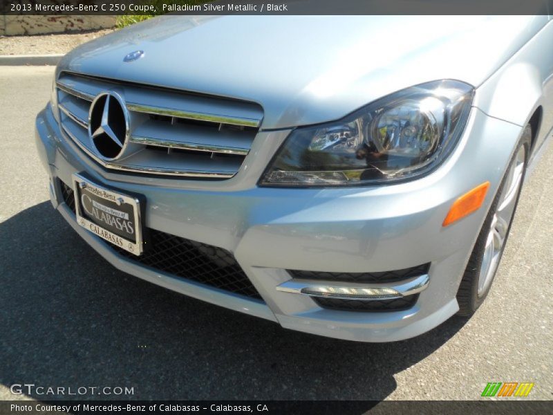 Palladium Silver Metallic / Black 2013 Mercedes-Benz C 250 Coupe