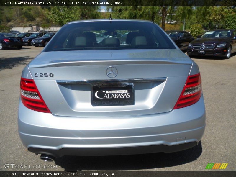 Palladium Silver Metallic / Black 2013 Mercedes-Benz C 250 Coupe