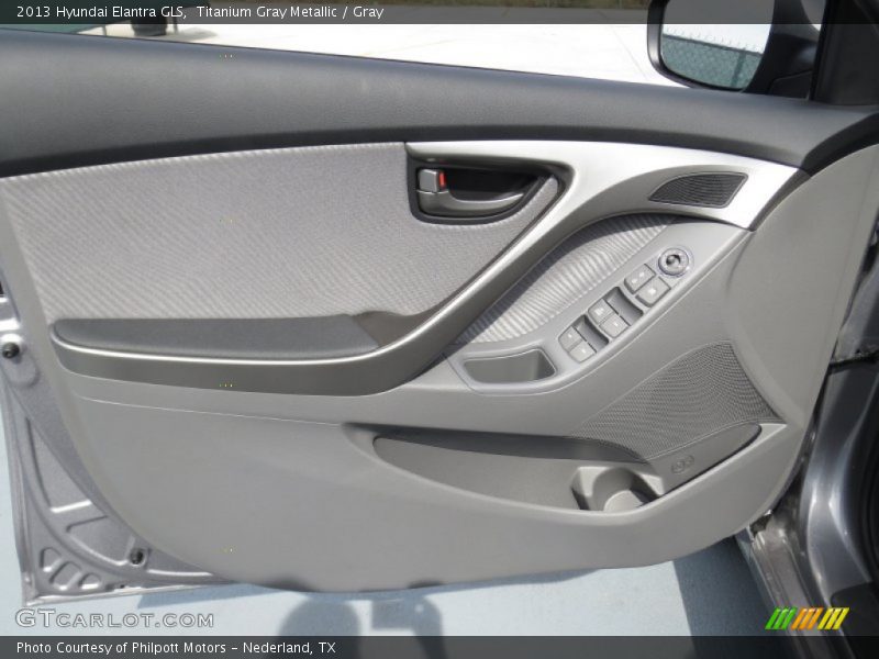 Titanium Gray Metallic / Gray 2013 Hyundai Elantra GLS