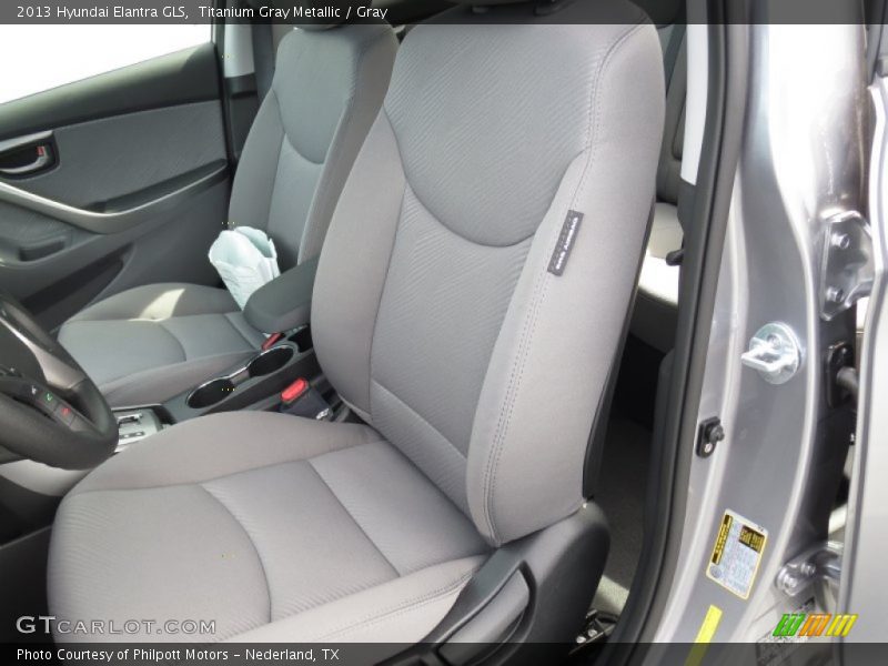 Titanium Gray Metallic / Gray 2013 Hyundai Elantra GLS