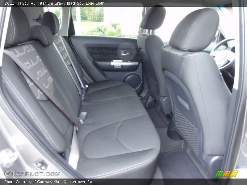 Rear Seat of 2012 Soul +