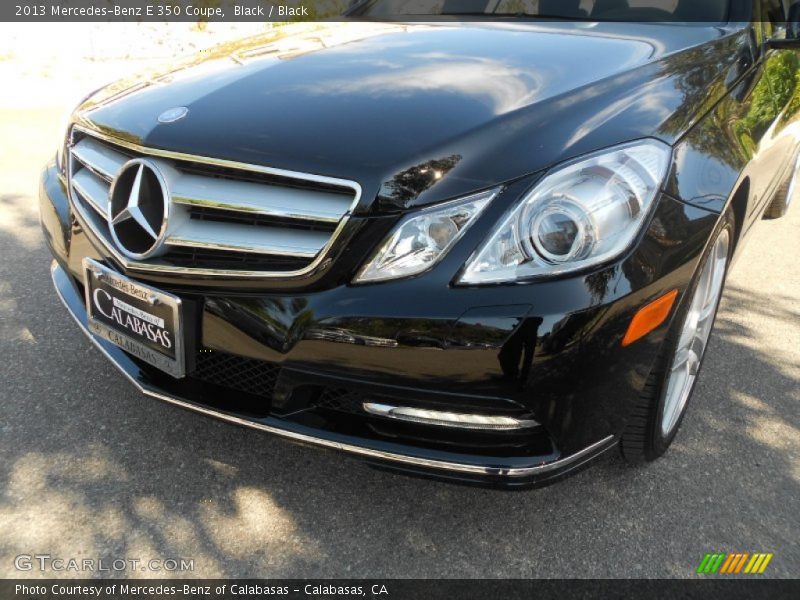 Black / Black 2013 Mercedes-Benz E 350 Coupe
