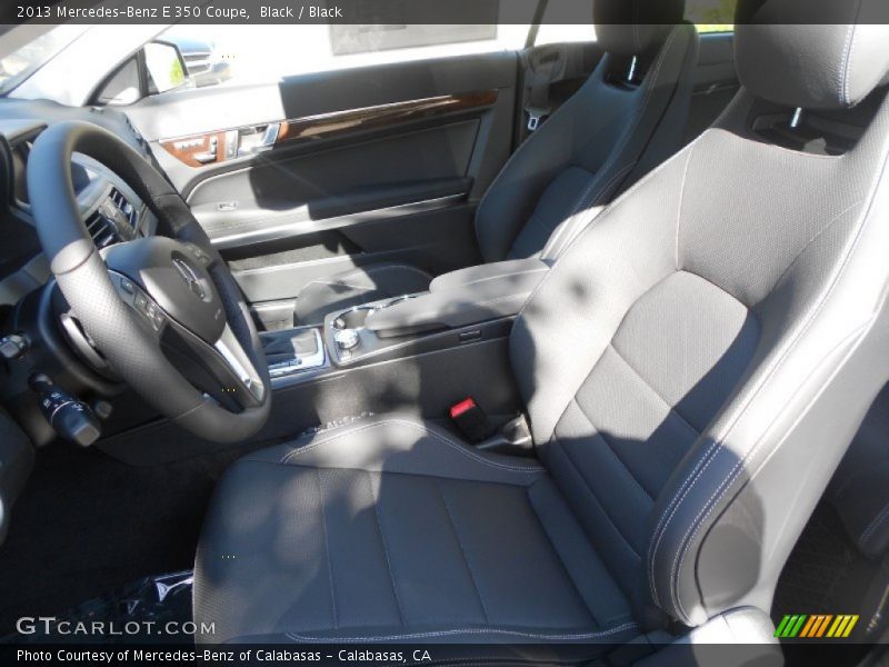 Black / Black 2013 Mercedes-Benz E 350 Coupe