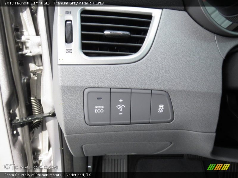 Titanium Gray Metallic / Gray 2013 Hyundai Elantra GLS