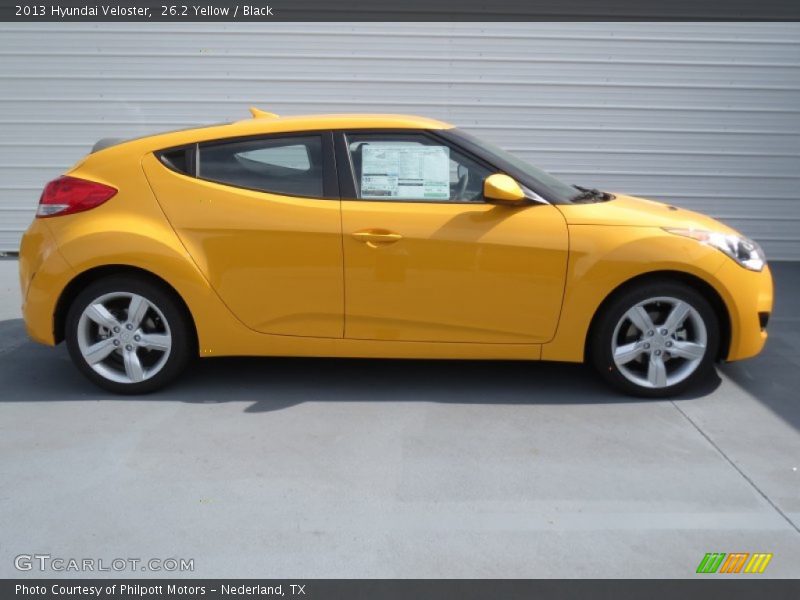  2013 Veloster  26.2 Yellow