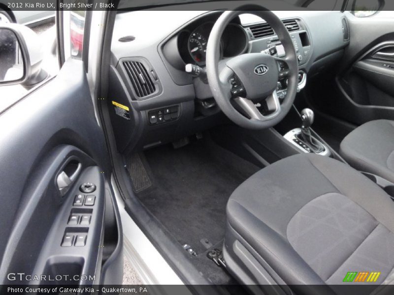 Bright Silver / Black 2012 Kia Rio LX
