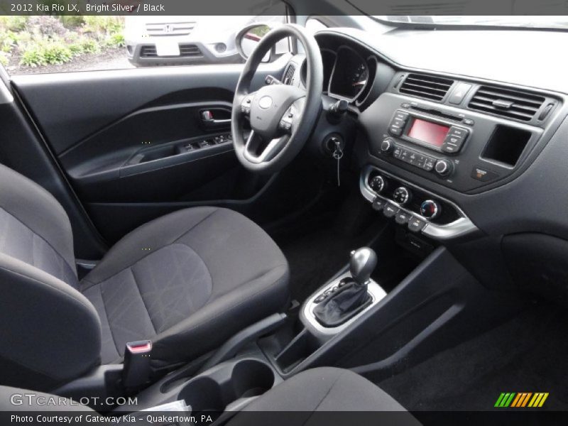 Bright Silver / Black 2012 Kia Rio LX