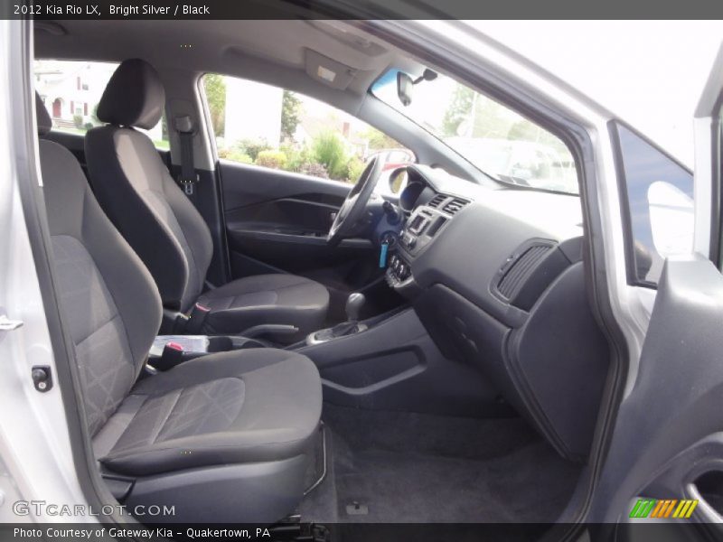 Bright Silver / Black 2012 Kia Rio LX