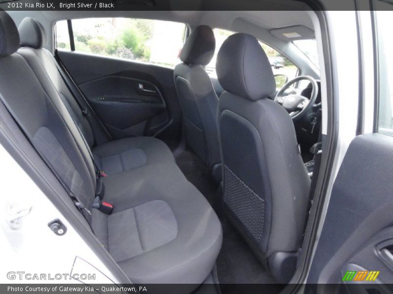 Bright Silver / Black 2012 Kia Rio LX