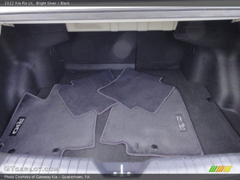 Bright Silver / Black 2012 Kia Rio LX
