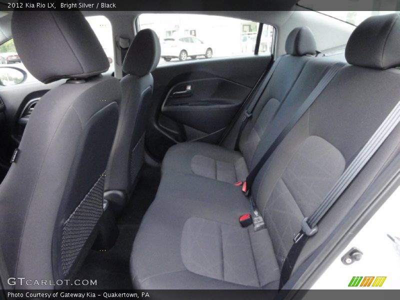 Bright Silver / Black 2012 Kia Rio LX