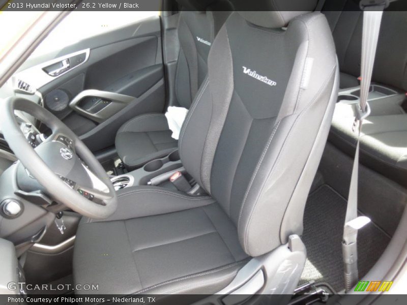Front Seat of 2013 Veloster 