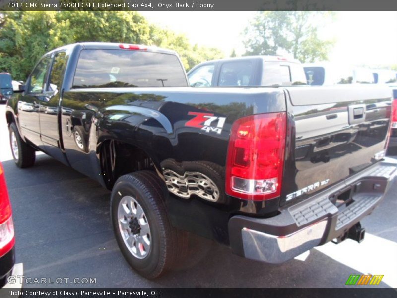 Onyx Black / Ebony 2012 GMC Sierra 2500HD SLT Extended Cab 4x4