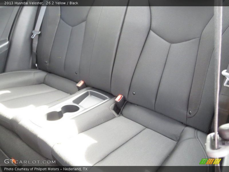 Rear Seat of 2013 Veloster 