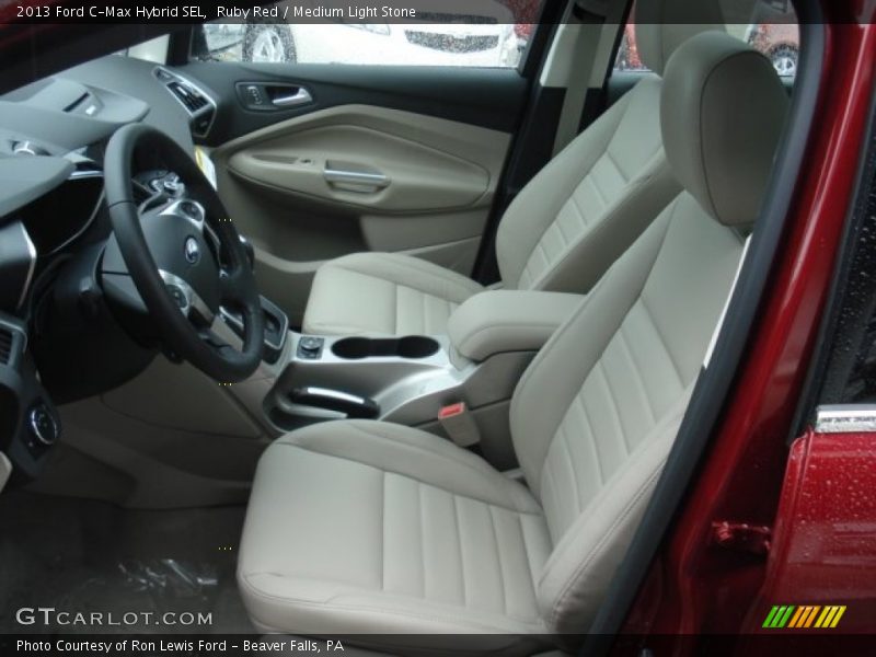 Front Seat of 2013 C-Max Hybrid SEL