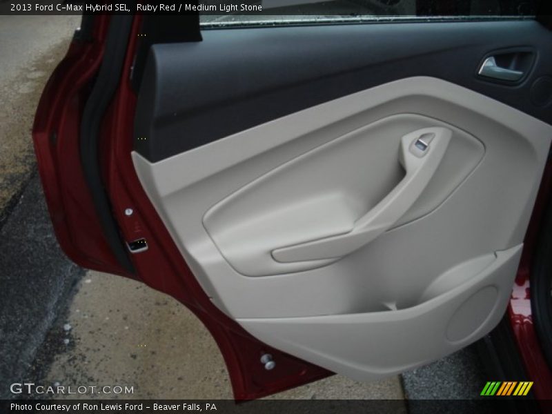 Ruby Red / Medium Light Stone 2013 Ford C-Max Hybrid SEL