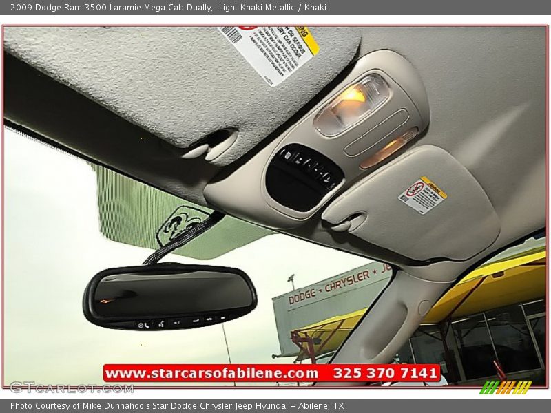 Light Khaki Metallic / Khaki 2009 Dodge Ram 3500 Laramie Mega Cab Dually