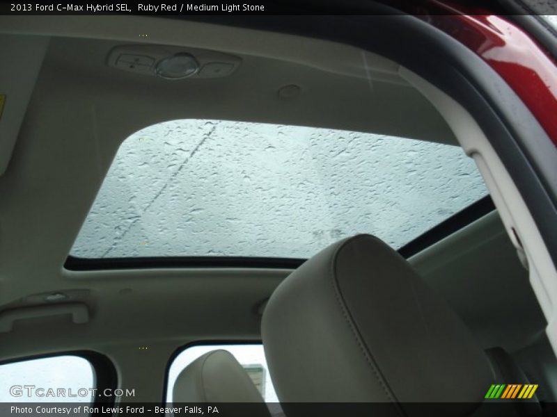 Ruby Red / Medium Light Stone 2013 Ford C-Max Hybrid SEL